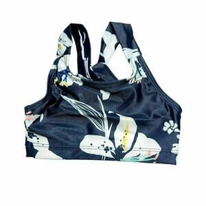 NEW Tea Collection Floral Cross Back Tankini Swim Top Size 2